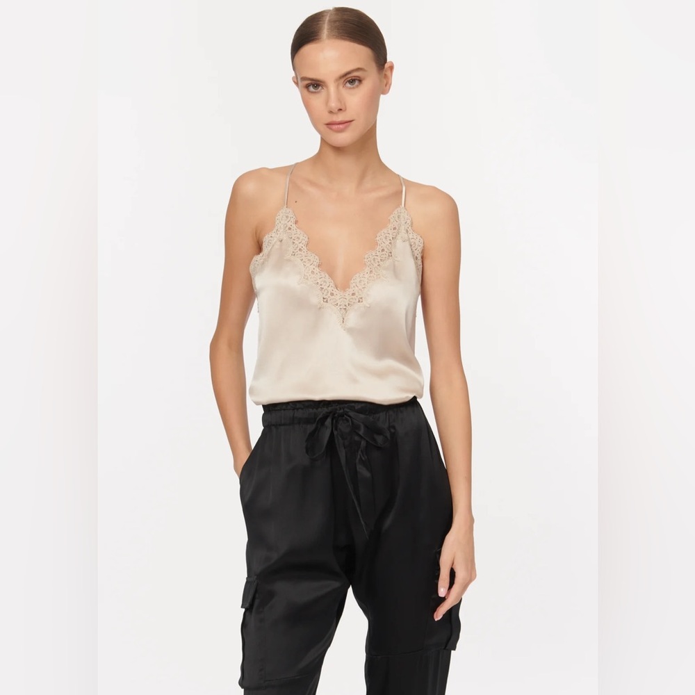CAMI NYC Everly Cami Oat Size Medium NWT